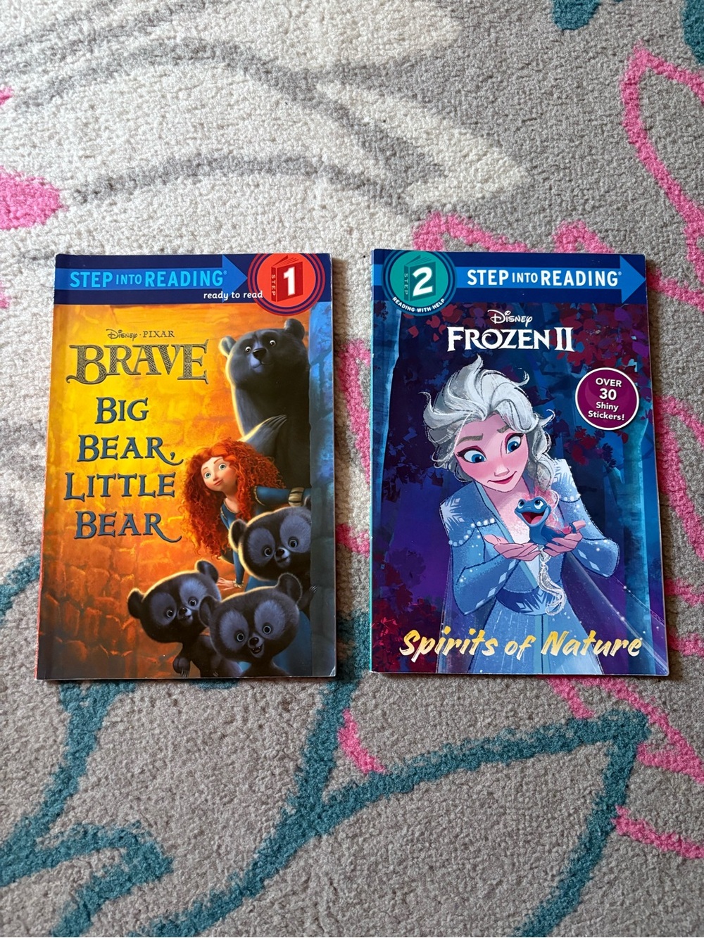 Disney Step into Reading Brave Big Bear Little Bear & Frozen II Book Set